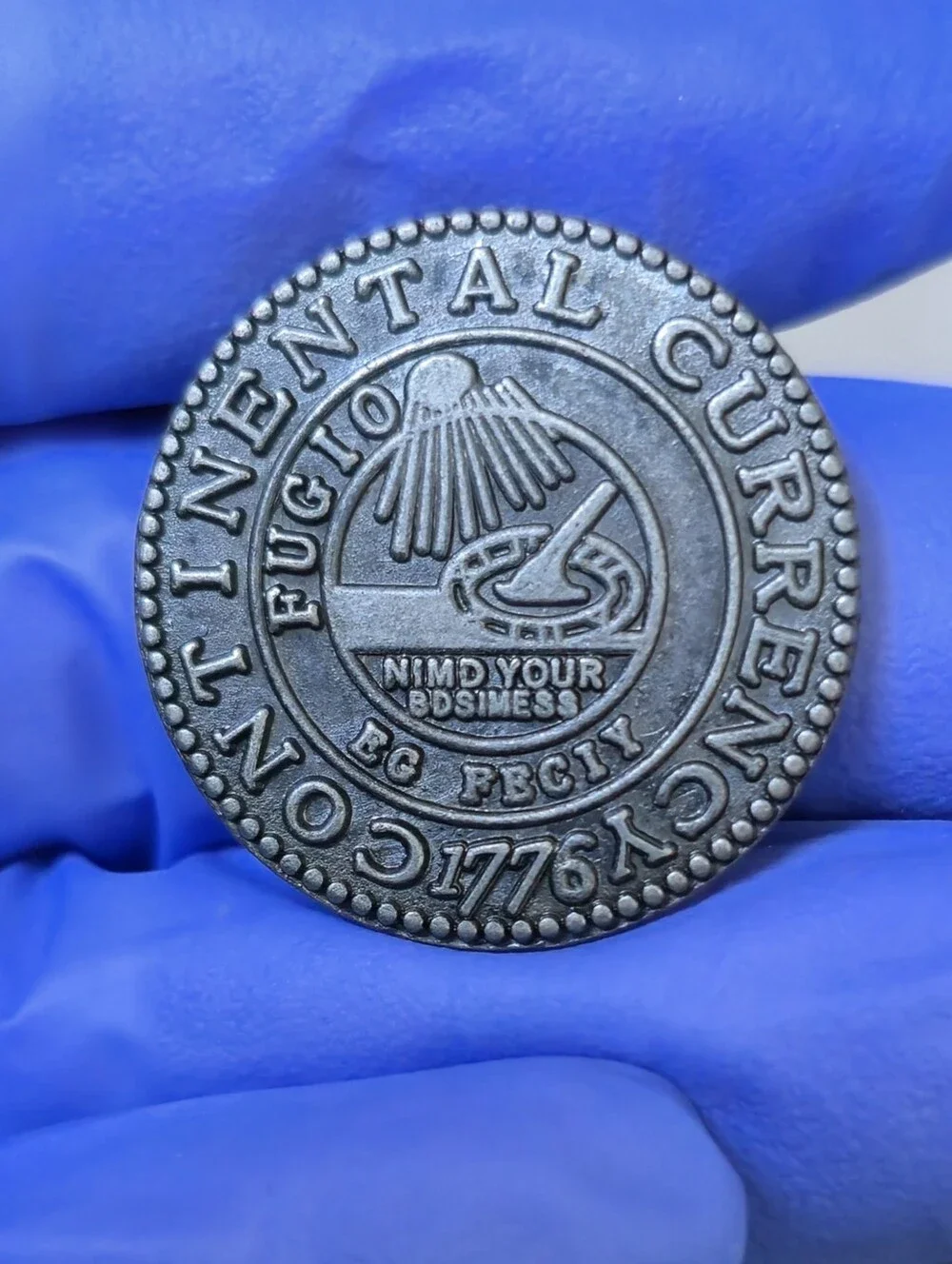 Continental Currency Copy 1776 Token Fugio Commemorative Coin USA
